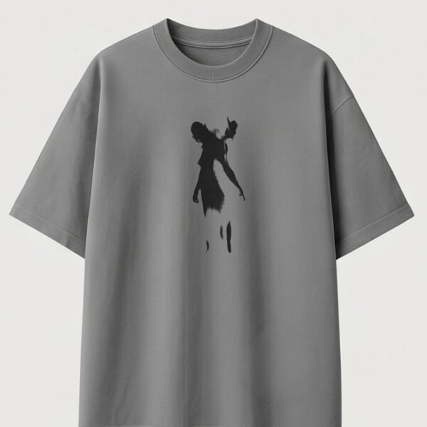 Remera Oversize Gris F2
