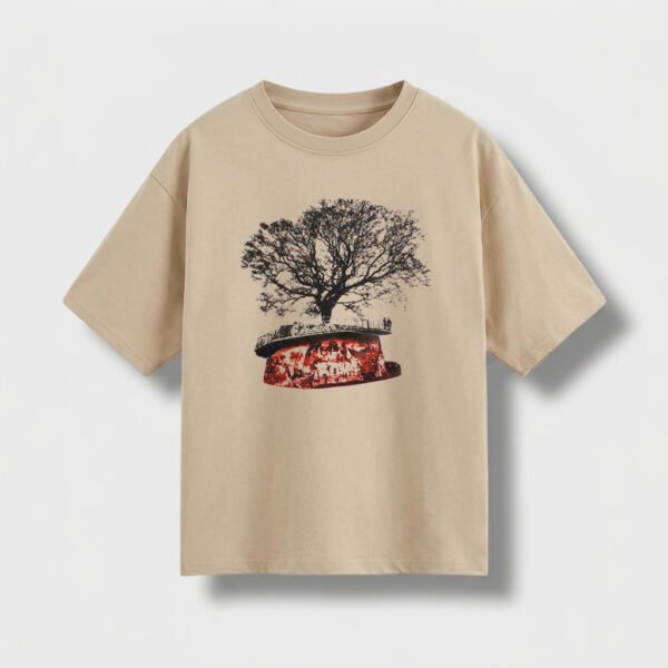 Remera Oversize Beige Y1B