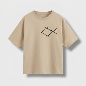 Remera Oversize Beige SIB1