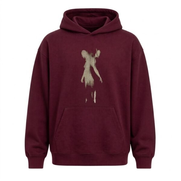 Buzo canguro unisex Bordó F2