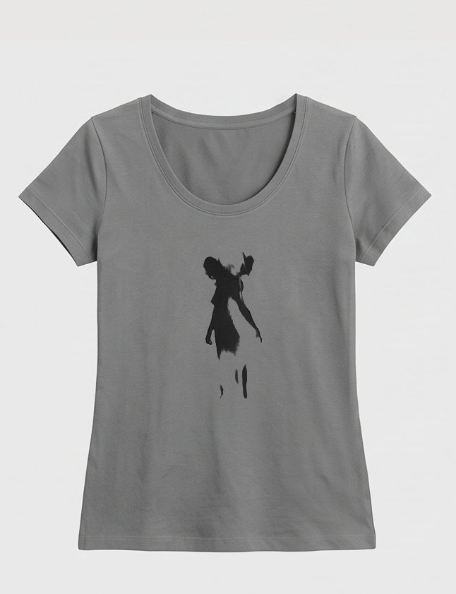 Remera Dama Gris F2