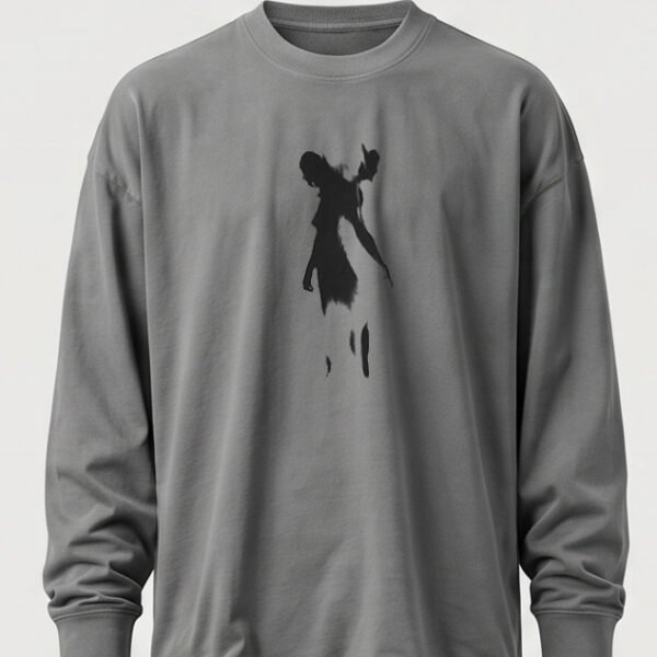 Remera Manga larga Gris F2