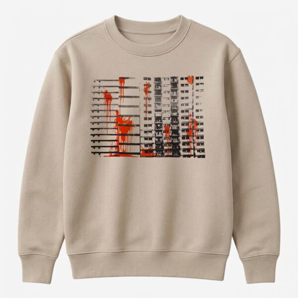 Buzo cuello redondo Unisex Beige ES1