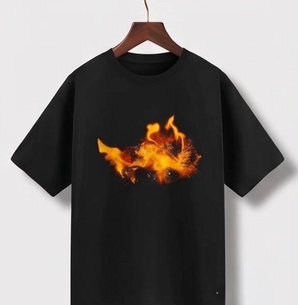 Remera Oversize Negra FF