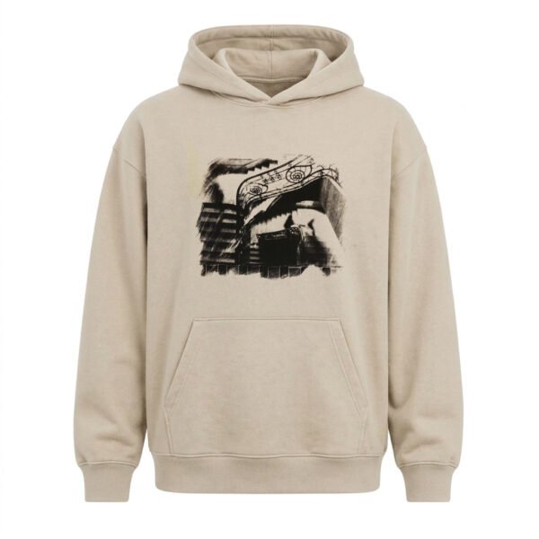 Buzo canguro Unisex Beige T1