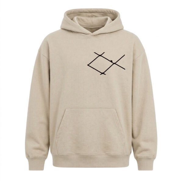 Buzo canguro Unisex Beige SIB1