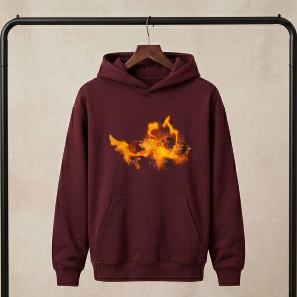 Buzo canguro Unisex Bordó FF