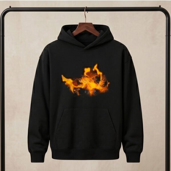 Buzo Canguro Unisex Negra FF