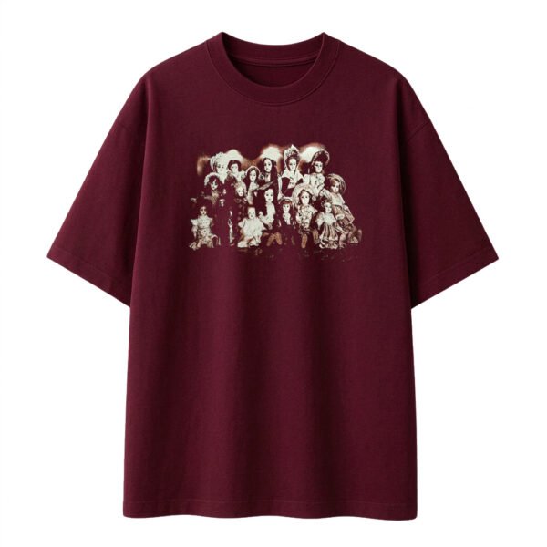 Remera Oversize Bordó SV4