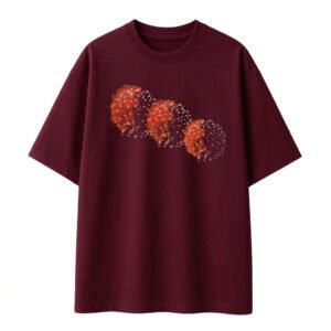 Remera Oversize Bordó FA2