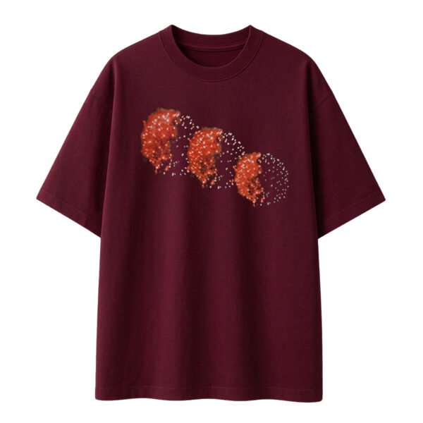 Remera Oversize Bordó FA2