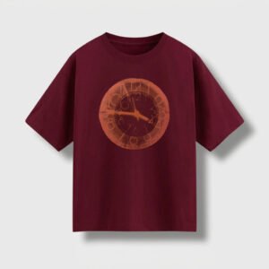 Remera Oversize Bordó LN1