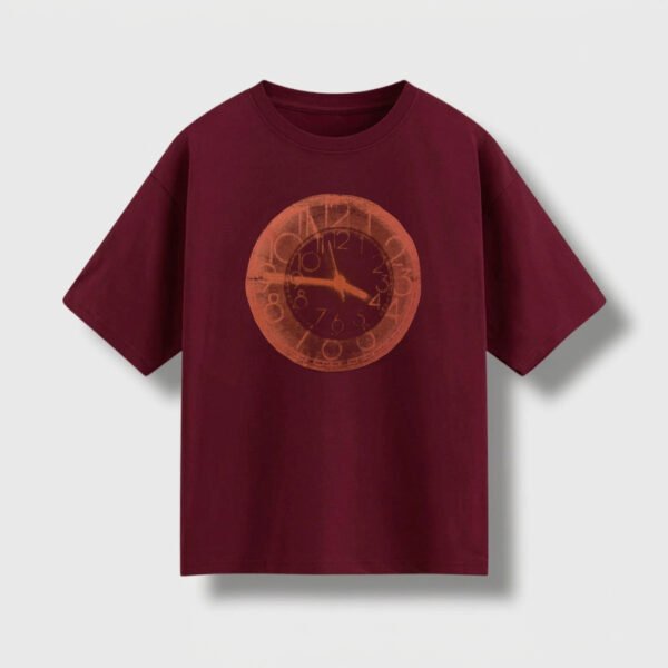 Remera Oversize Bordó LN1