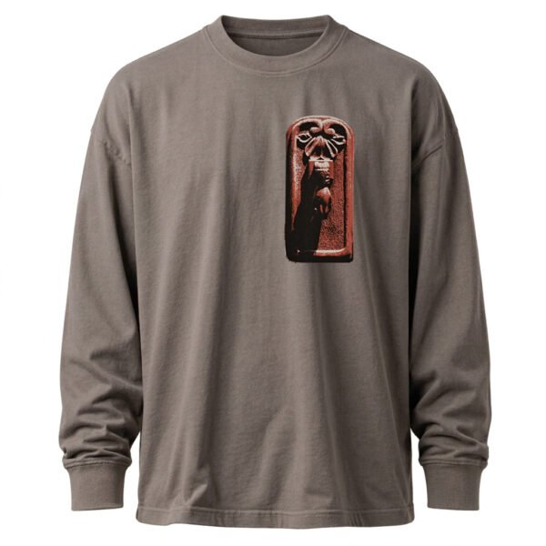 Remera Manga larga Gris topo M