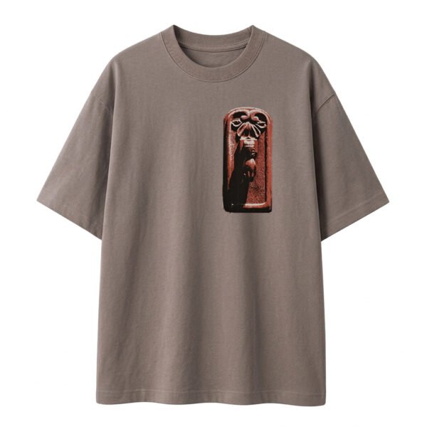 Remera Oversize Gris topo M