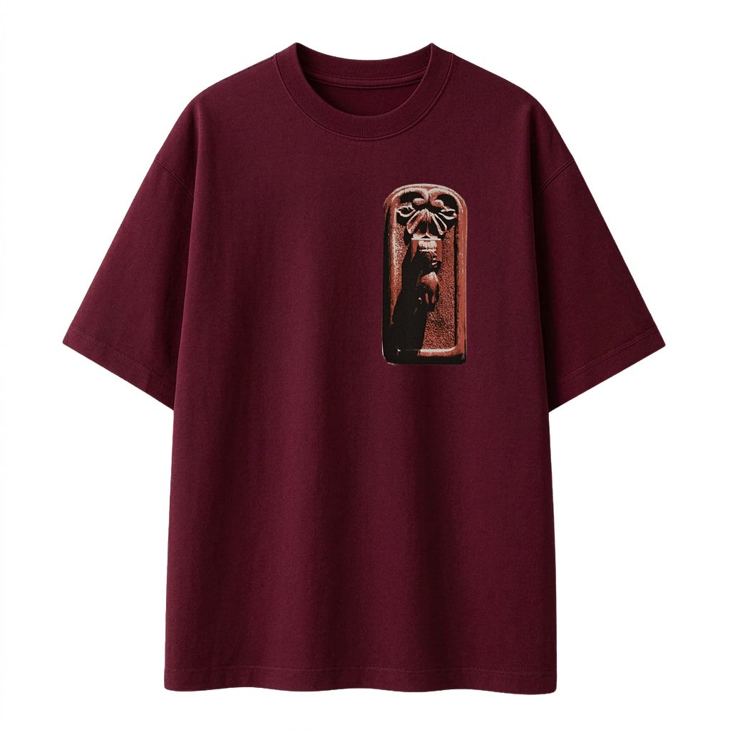 Remera Oversize Bordó M
