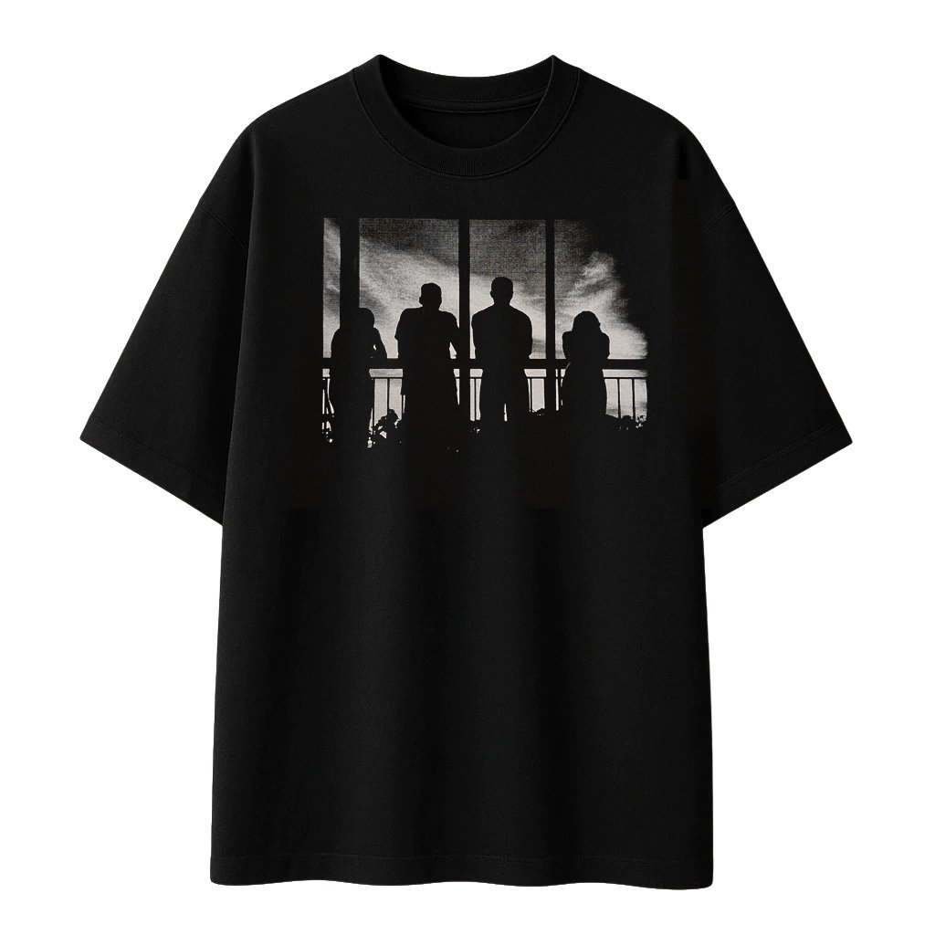Remera Oversize Negra BM1
