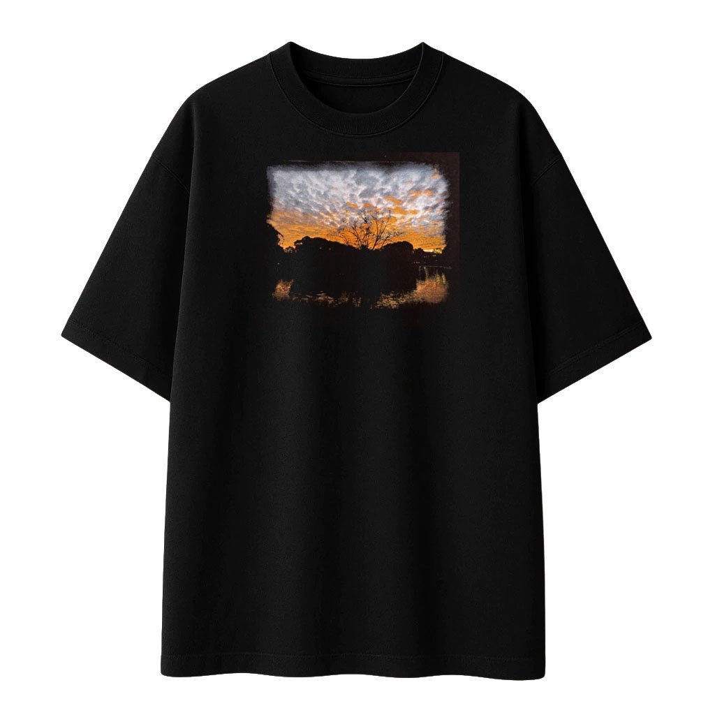 Remera Oversize Negra AC
